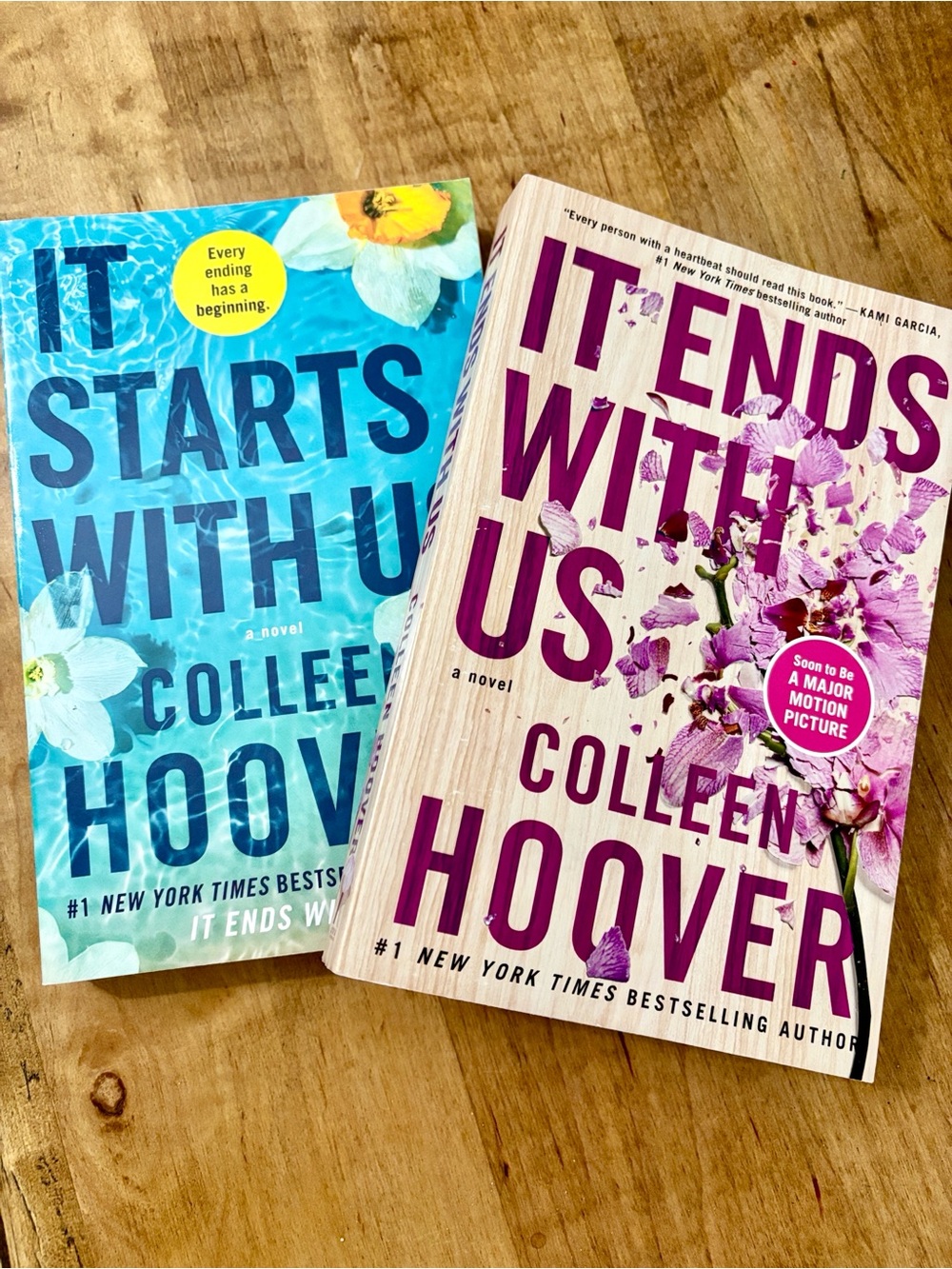 It Ends With Us & It Starts With Us 2 Book Lot Colleen Hoover Nonfiction Novels